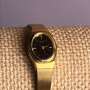 Women's Pulsar Watch Gold with Chain Accent ****READ***